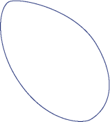 Ein einfach gezeichneter Umriss eines Reis Rundkorn auf weißem Hintergrund.